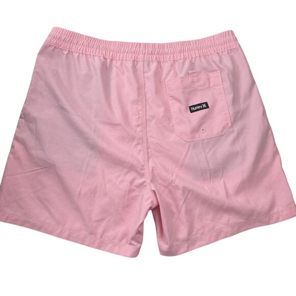 Hurley Men's Board Short 17'' Length OAO Crossdye Volley Pink Sz. XL NWT - Picture 7 of 10